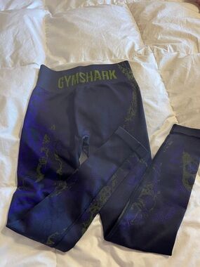 Gymshark WT Flex Leggings – Blue/Purple – High Waisted - small